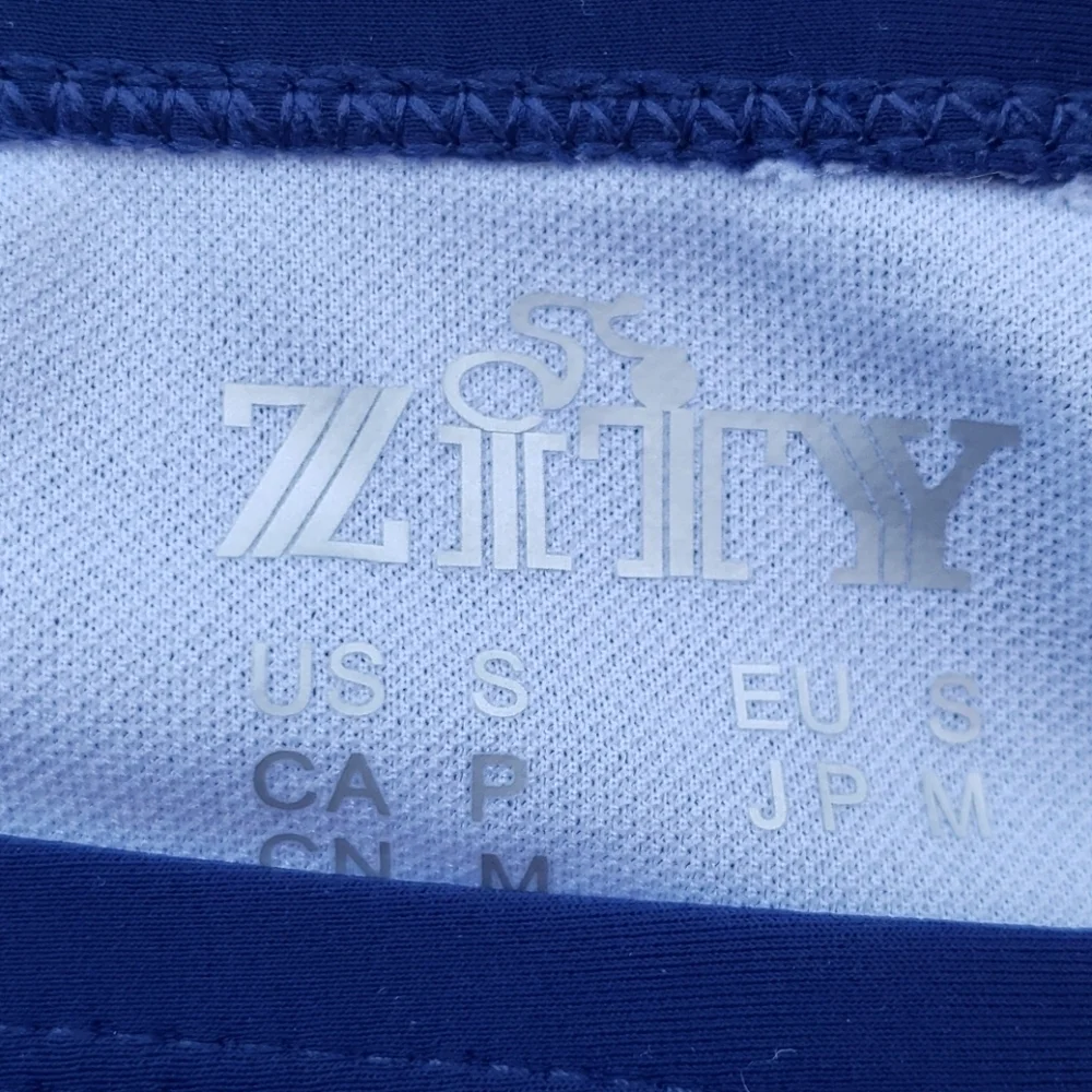 NWOT Zity Navy Swim Bottom w/Side Sinch Size Small #